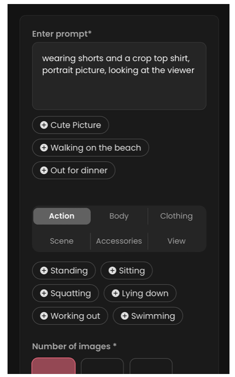 Candy.aiのプロンプト補助ツール
